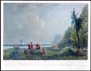 Die Gründung der Kolonie Saint-Christophe und Martinique (um 1625-35)